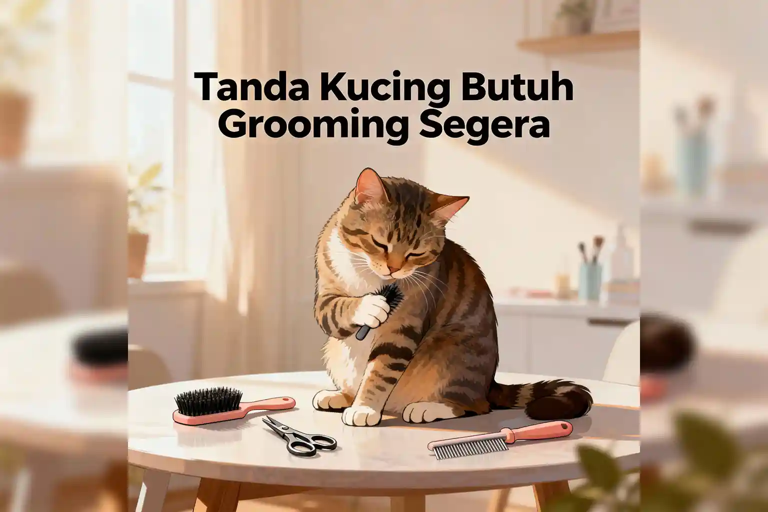 Tanda kucing butuh grooming segera faunafella pet shop grooming indonesia