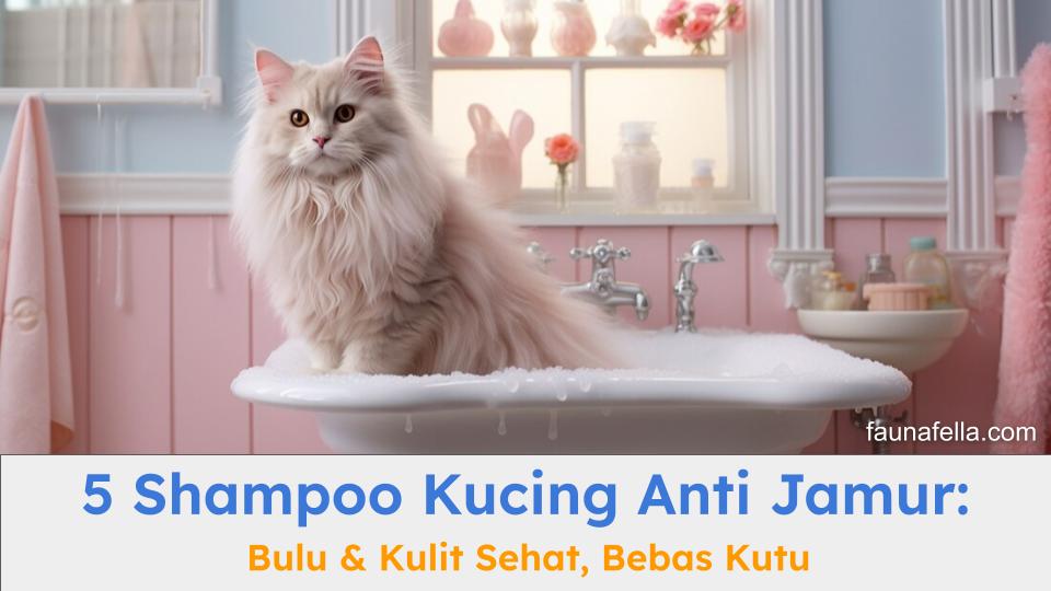Shampoo kucing anti jamur sangat berperan penting dalam menghilangkan jamur dan membuat bulu dan kulit lebih sehat.