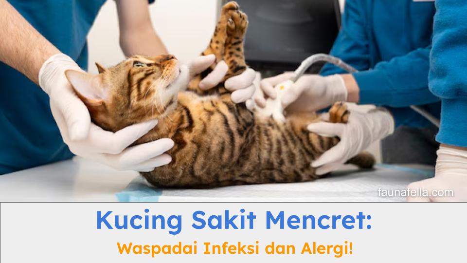 Kucing sakit mencret bisa menjadi tanda awal adanya infeksi pada usus atau saluran pencernaan.