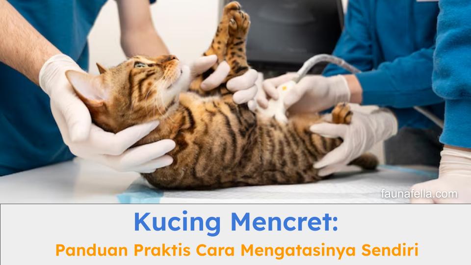 Kucing mencret harus segera ditangani. Anda bisa mengatasinya sendiri di rumah sebelum membawanya ke dokter.