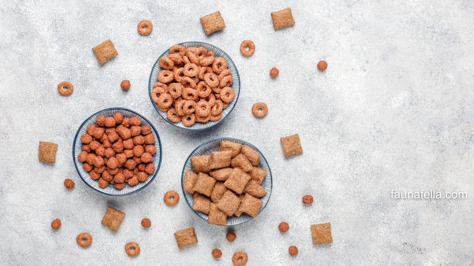 Makanan kucing Anggora dalam bentuk kering dengan berbagai pilhan rasa dan ukuran sesuai kebutuhan dan usianya.