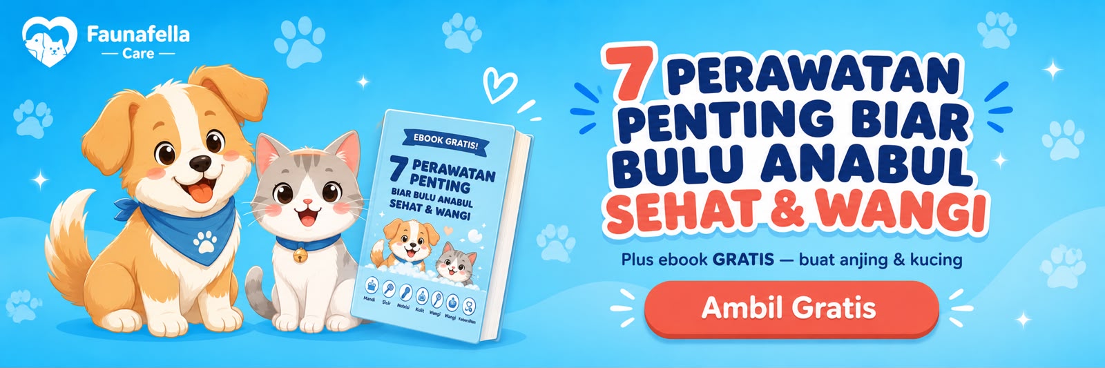 kuis 7 perawatan penting biar bulu anabul sehat dan wangi.